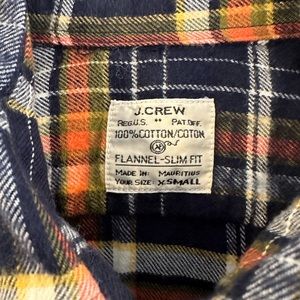 New J Crew Woman Flannel Shirt XS